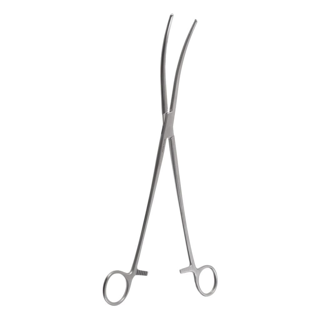 14-1334 — Roch-Pean Hemo Forceps, curved, 12"