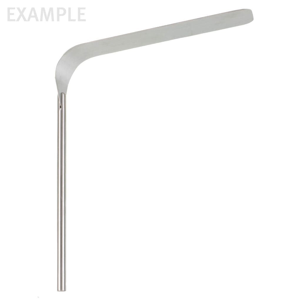 18-4360 — Lobster Malleable Swivel Retractor - 2" X 6 1/2"