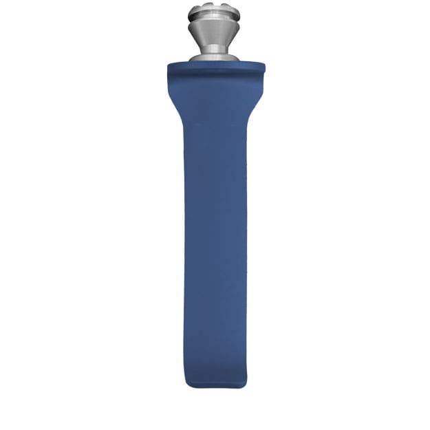 73-6236T — T-Line Micro Blade, Blunt, 14 x 65mm, Blue Titanium with Conical Hub