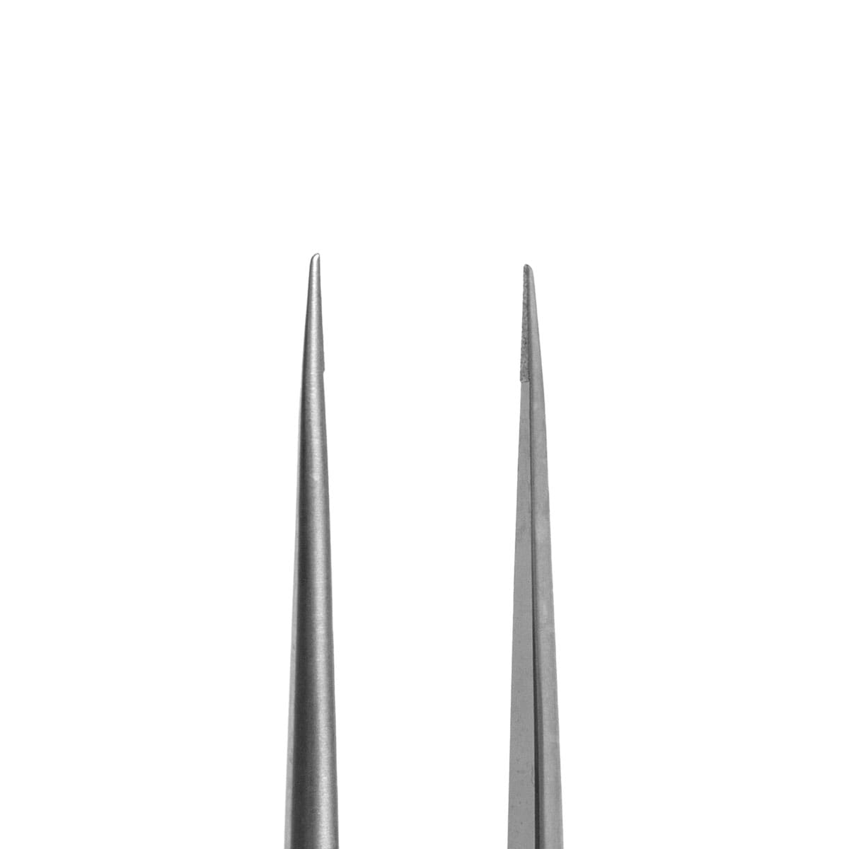 Micro Forceps, 8mm rnd hndl, 1mm TC tips, 7 1/4" - Image 2