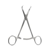 5" Bone Reduction Forceps Serrated Curved
