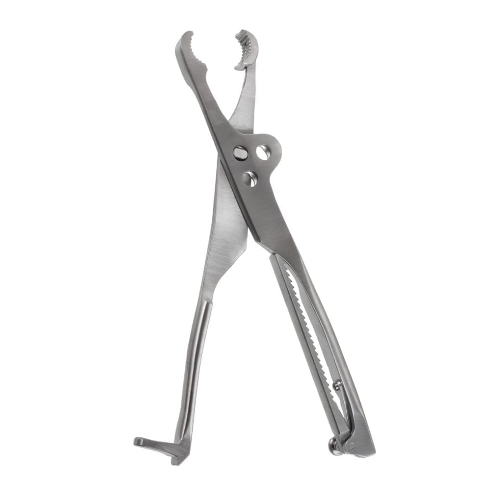 27-1232 — Lambotte Bone Holding Forceps, swivel head, 10 1/2"