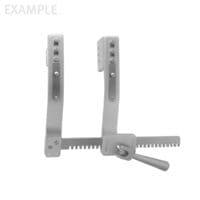 10" Burford Fino Rib Spreader - lt curved arms