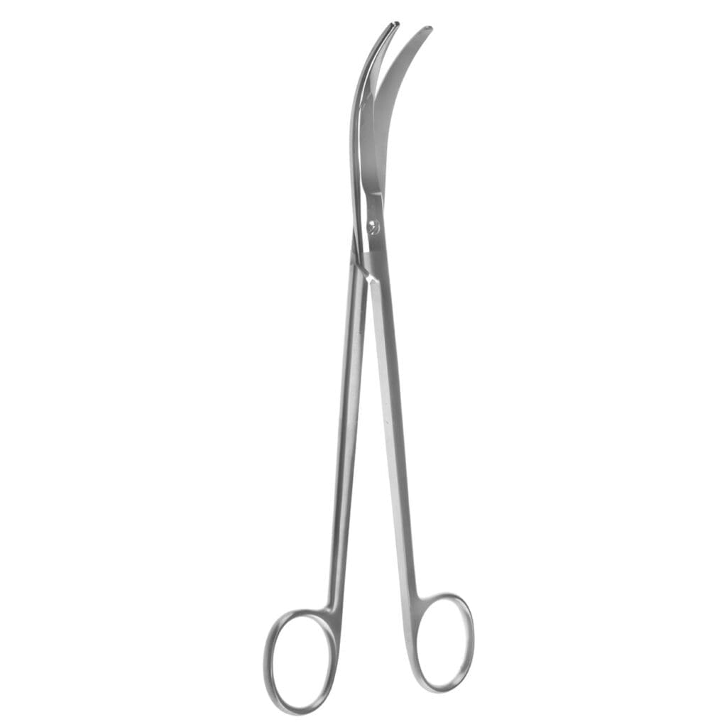 65-1093 — 9" Jorgensen Scissors - Strongly curved blades round tips