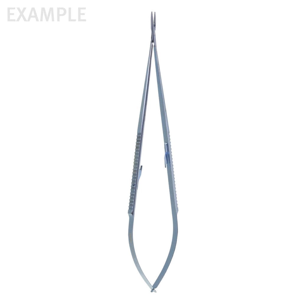 12" LighTouch Needle Holder - curved lock