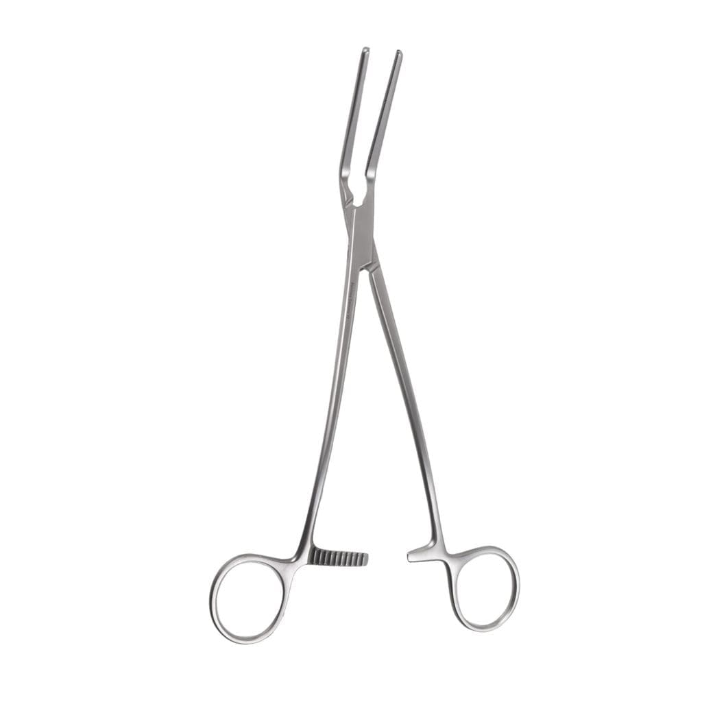 65-6481 — 8 1/4" Debakey Multi-Purpose Clamp - angled 60° 50mm jaw