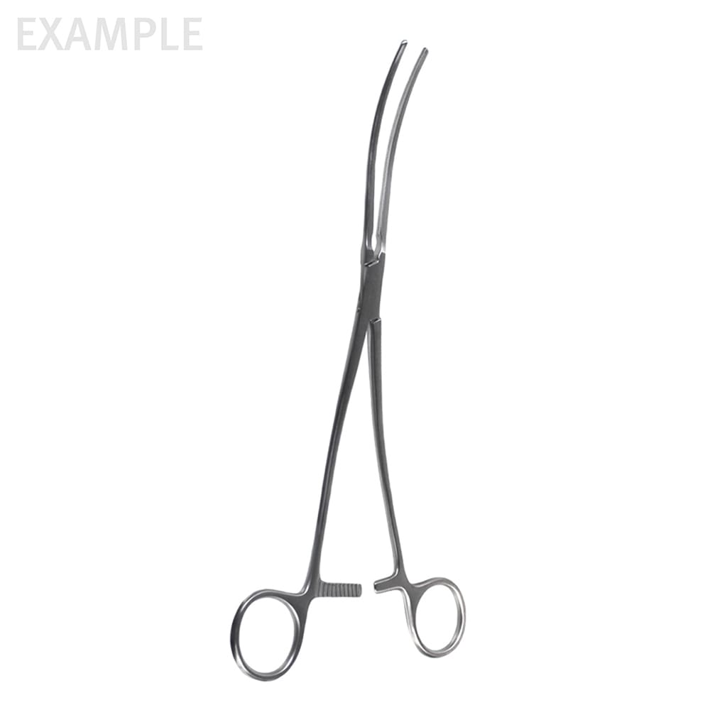 12 1/4" Debakey Aortic Aneurysm Clamp - 12cm 2x3 teeth