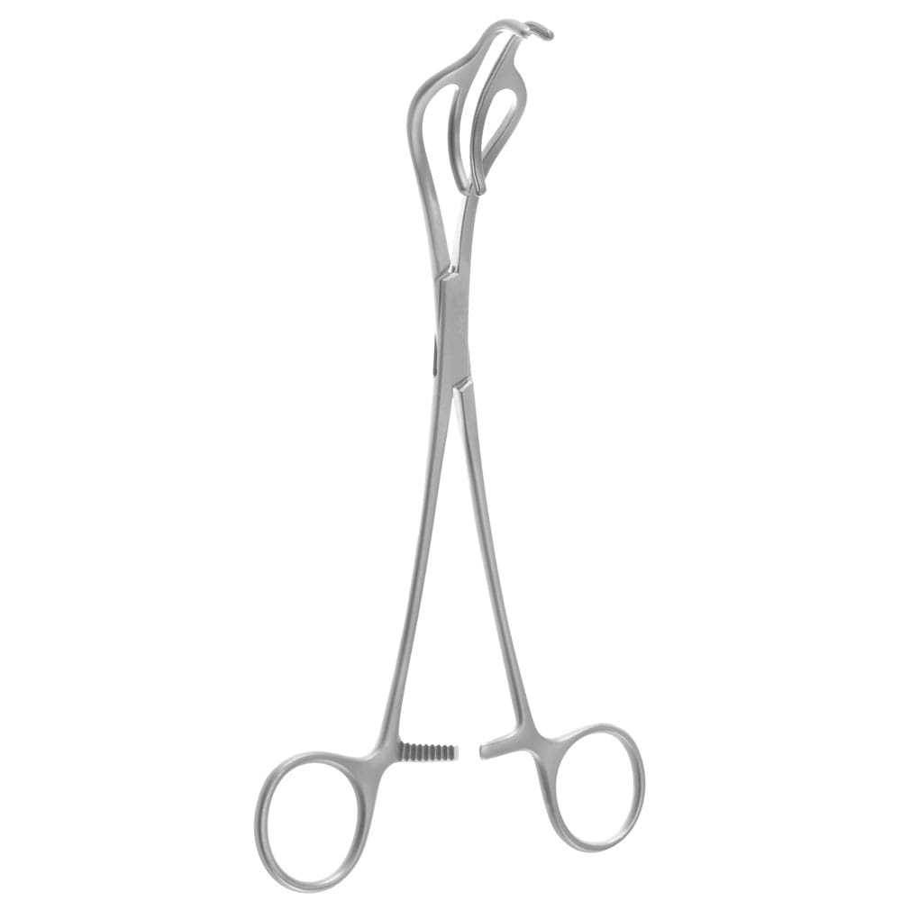 8" Strong Aorta Clamp - straight shanks