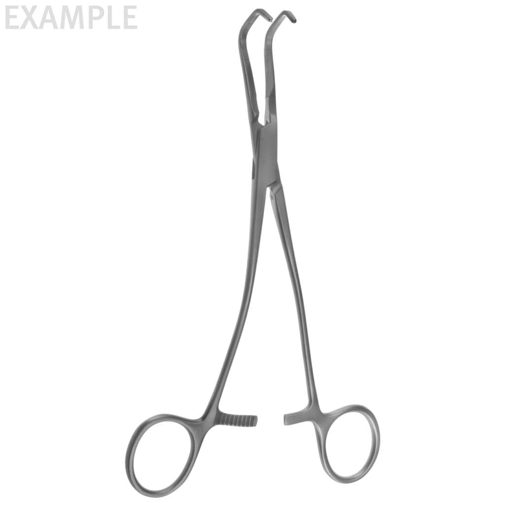 65-6740 — Cooley Tangential Occlusion Clamp - 6mm deep 2cm wide