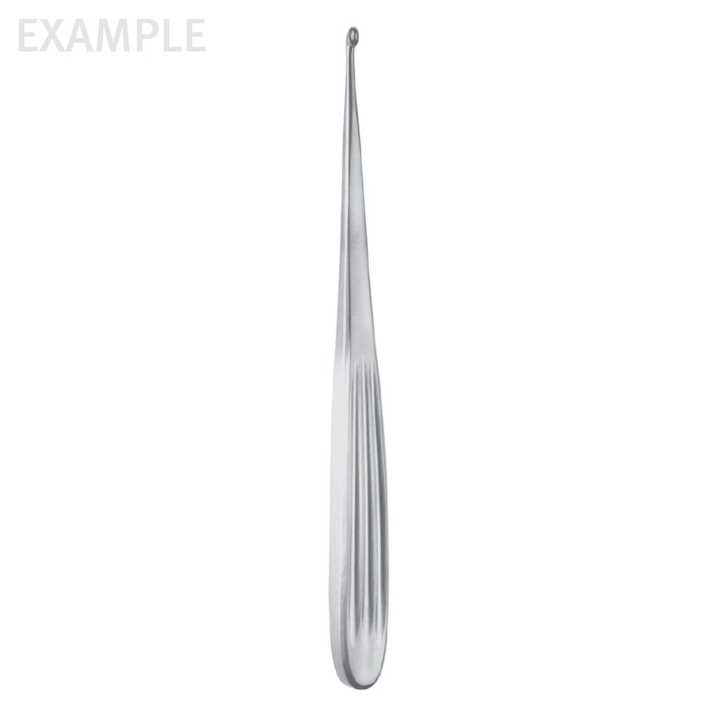 70-7002 — Spratt Bone Curette - size 0 4.0mm 7 1/8"