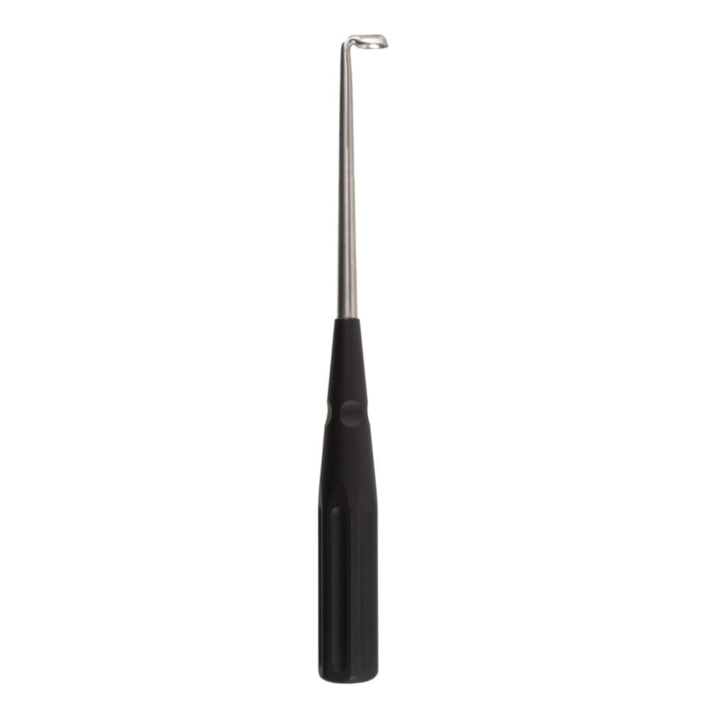 70-8710 — 10" Color Cervical Curette - black Angled 90° 5