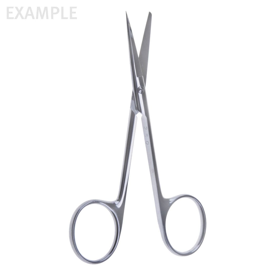 80-3607 — 4" Knapp Iris Scissors - S/B curved