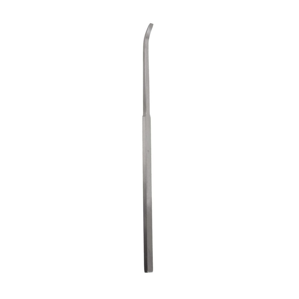 93-0039L — 6 3/4" Swiss Osteotome curved 4mm edge