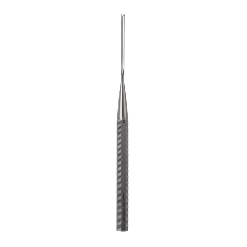 93-0060 — Ballenger Chisel 2mm wide V-shaped edge