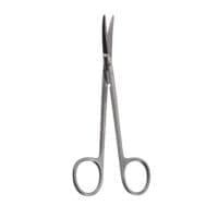 Kahn Dissecting Scissors, curved, 14cm, 5 1/2"
